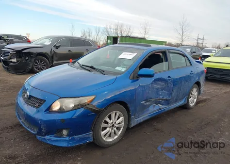 2010 Toyota Corolla S z USA, uszkodzony, nr VIN 2T1BU4EE5AC478379